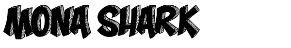 Mona Shark font preview